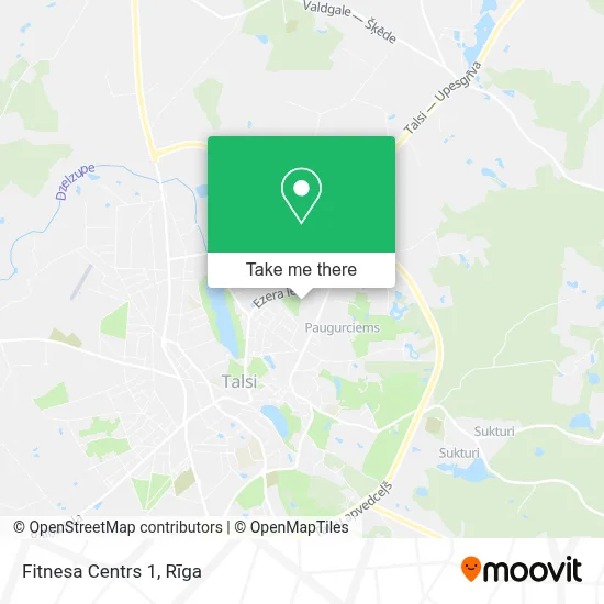 Fitnesa Centrs 1 map