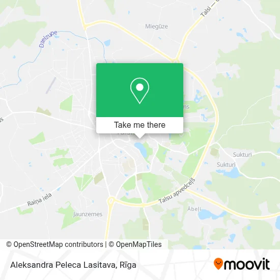 Aleksandra Peleca Lasitava map