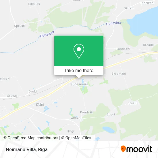 Neimańu Villa map