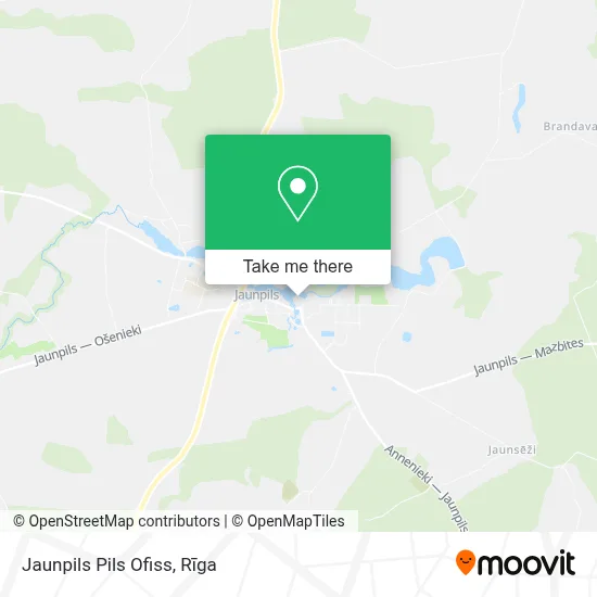 Jaunpils Pils Ofiss map