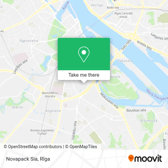 Novapack Sia map