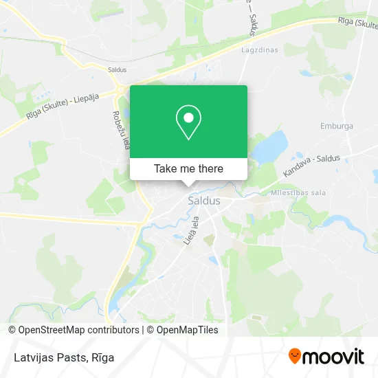 Latvijas Pasts map