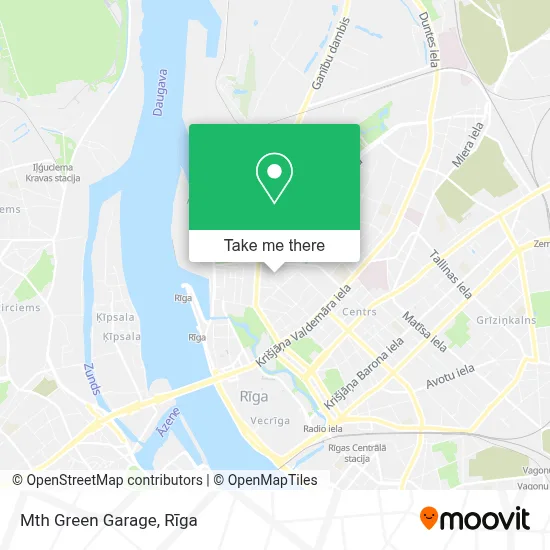 Mth Green Garage map