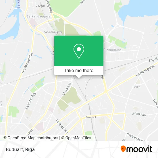 Buduart map