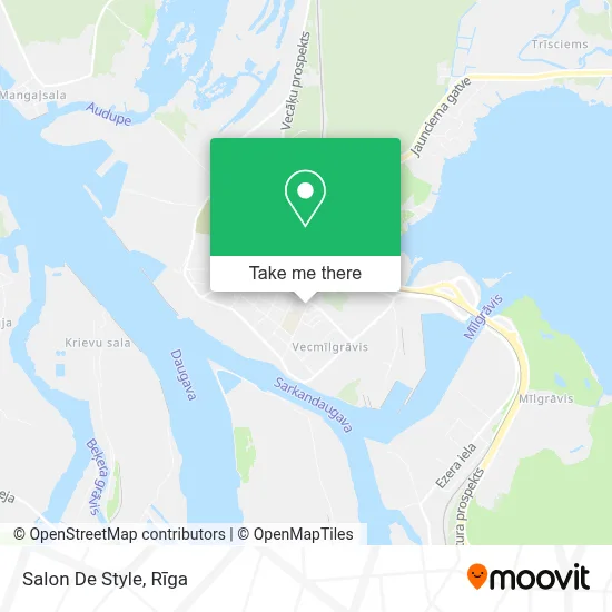 Salon De Style map
