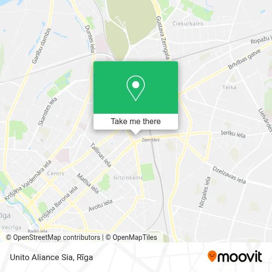 Unito Aliance Sia map