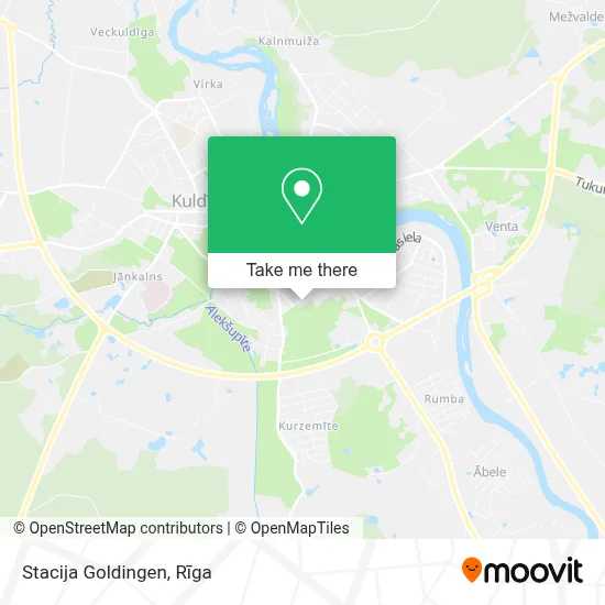 Stacija Goldingen map