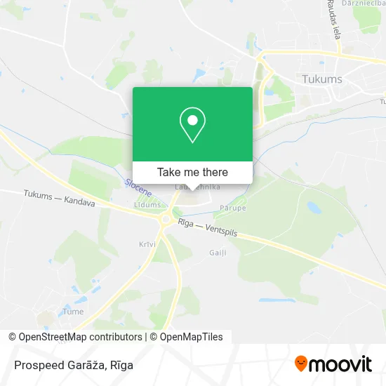 Prospeed Garāža map