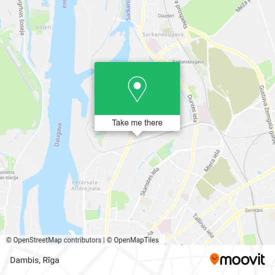 Dambis map