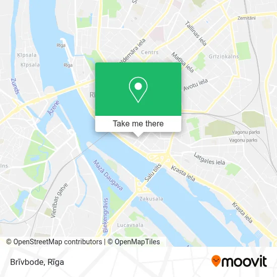 Brīvbode map