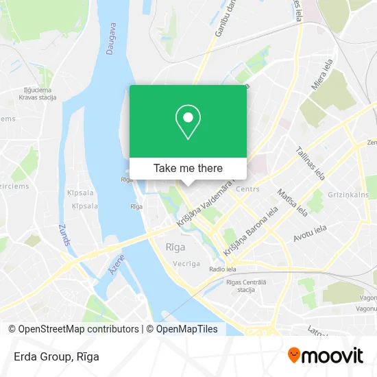 Erda Group map