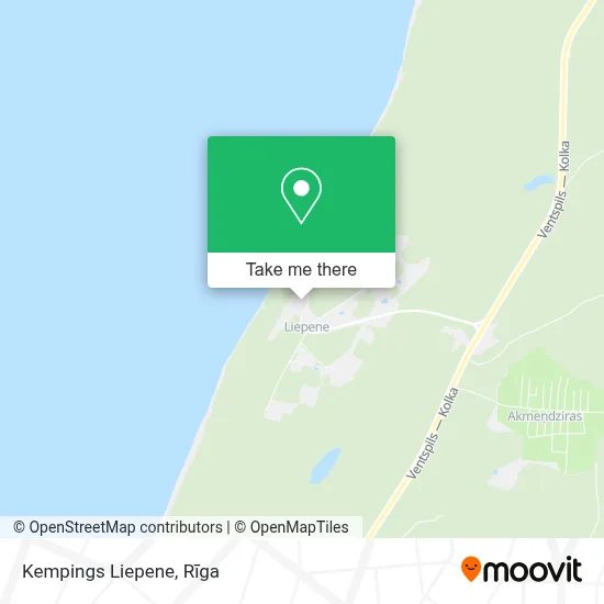 Kempings Liepene map