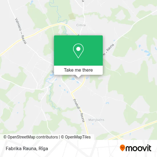 Fabrika Rauna map