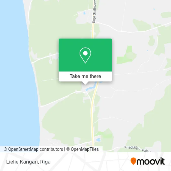 Lielie Kangari map