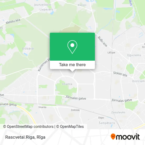 Rascvetai.Riga map