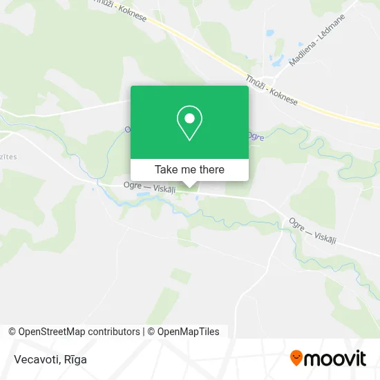 Vecavoti map
