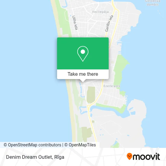 Denim Dream Outlet map