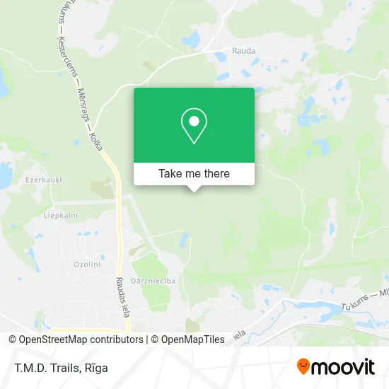T.M.D. Trails map