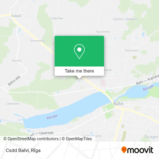 Csdd Balvi map