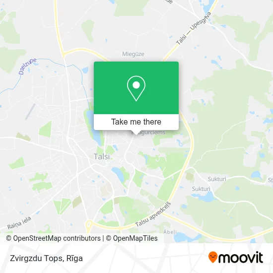 Zvirgzdu Tops map