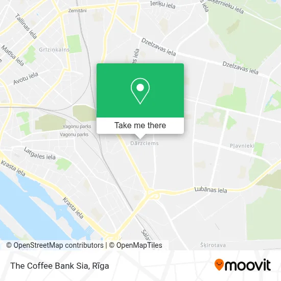 The Coffee Bank Sia map