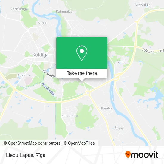 Liepu Lapas map