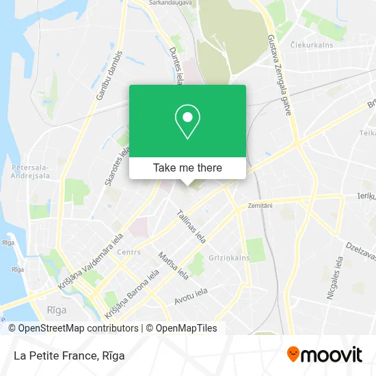 La Petite France map