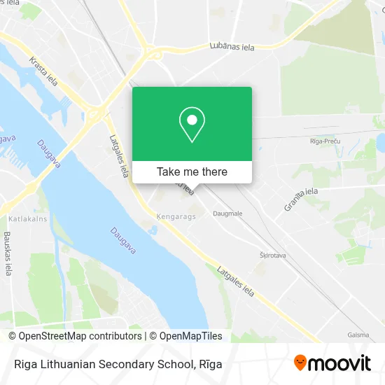 Riga Lithuanian Secondary School map