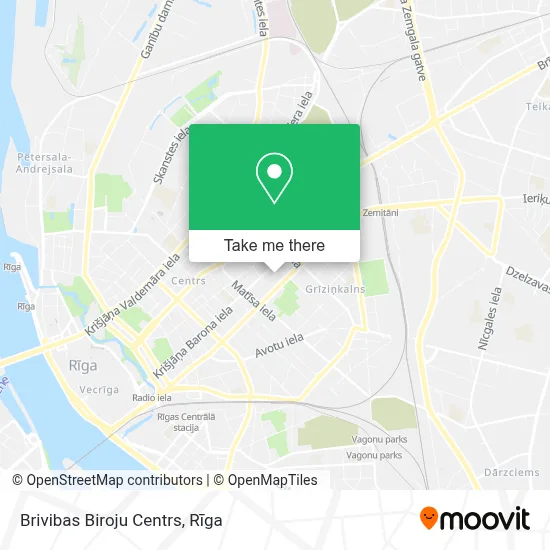 Brivibas Biroju Centrs map