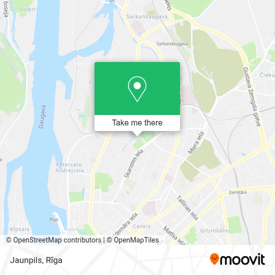 Jaunpils map