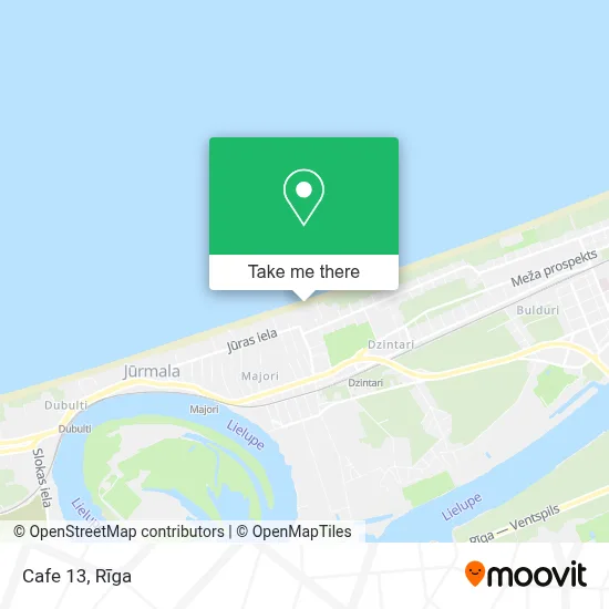 Cafe 13 map