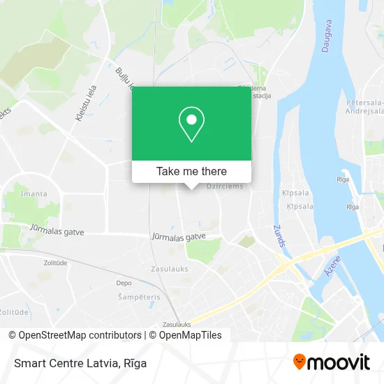 Smart Centre Latvia map