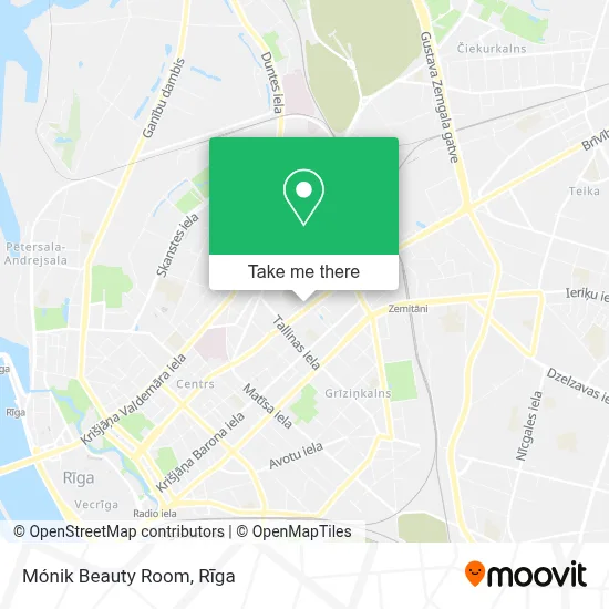 Mónik Beauty Room map