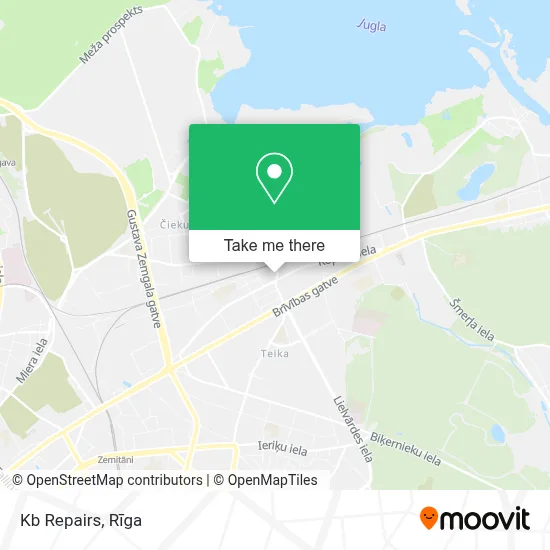 Kb Repairs map
