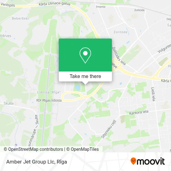 Amber Jet Group Llc map
