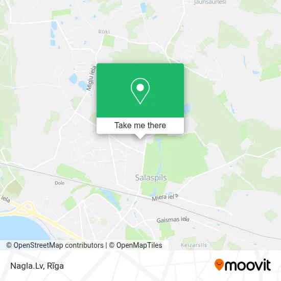 Nagla.Lv map