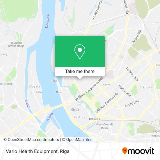 Vario Health Equipment map