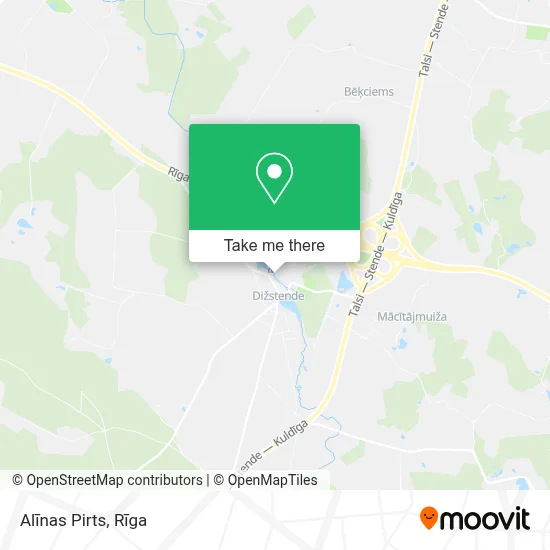 Alīnas Pirts map