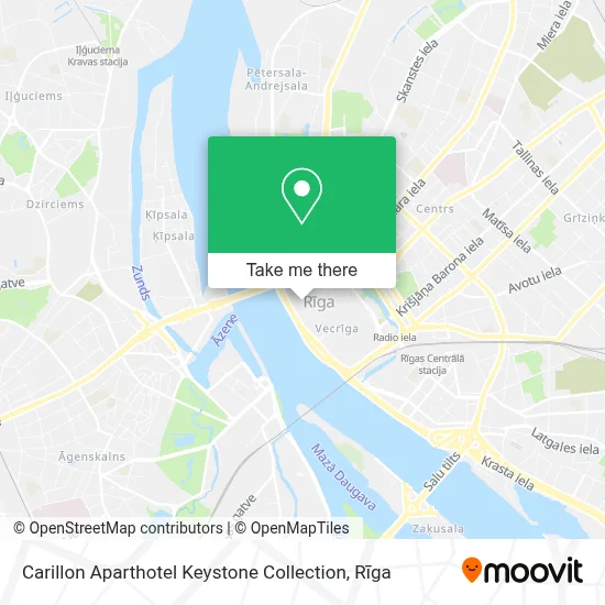 Carillon Aparthotel Keystone Collection map