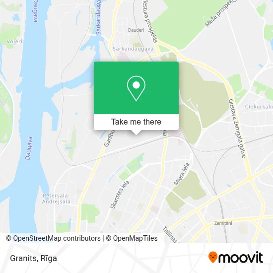 Granits map