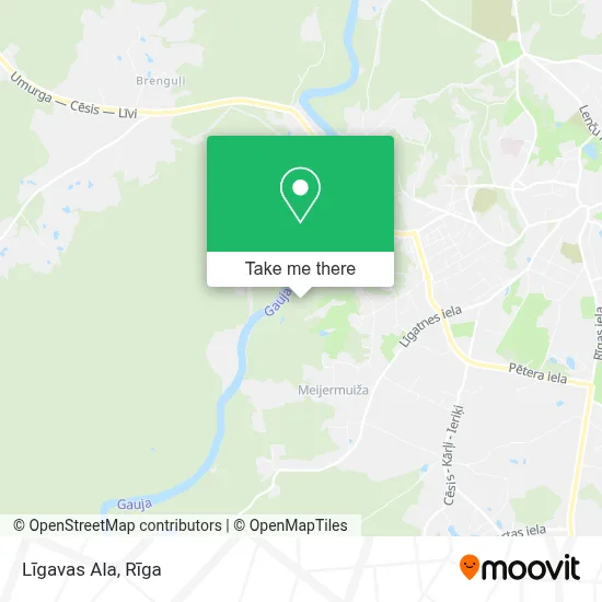 Līgavas Ala map