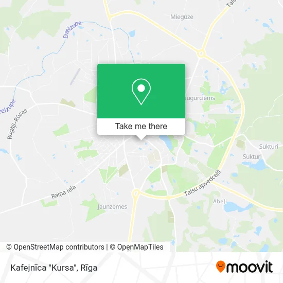 Kafejnīca "Kursa" map