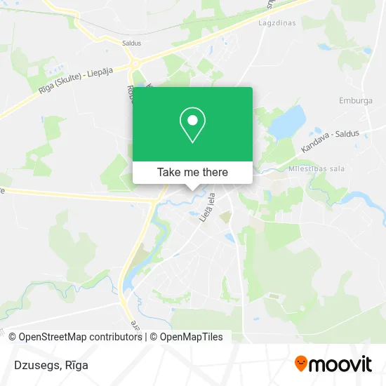 Dzusegs map