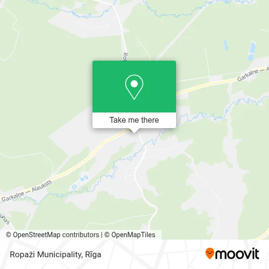 Ropaži Municipality map