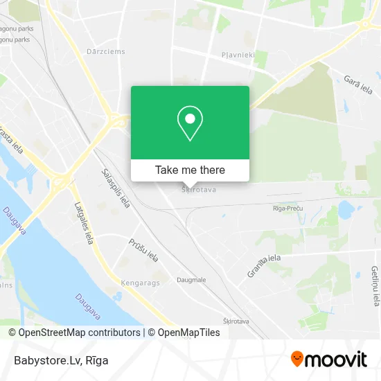 Babystore.Lv map