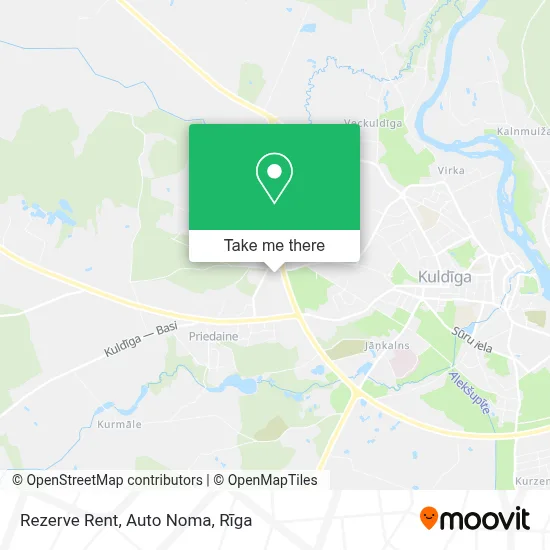 Rezerve Rent, Auto Noma map