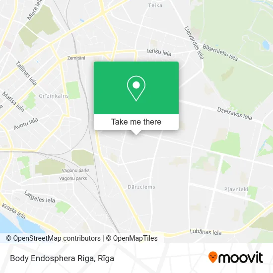 Body Endosphera Riga map