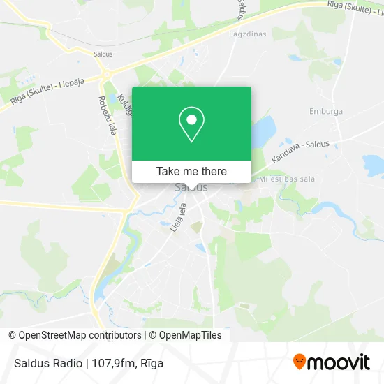 Saldus Radio | 107,9fm map