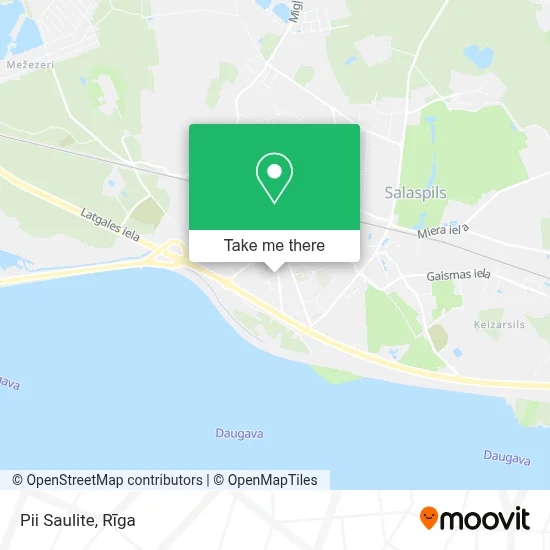 Pii Saulite map