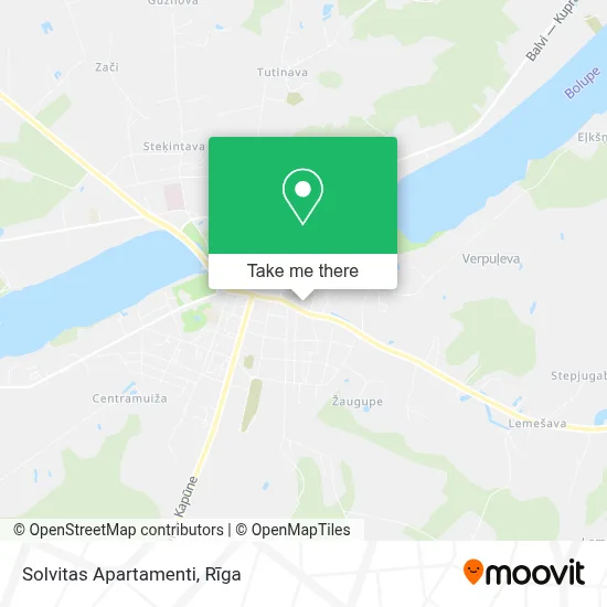 Solvitas Apartamenti map